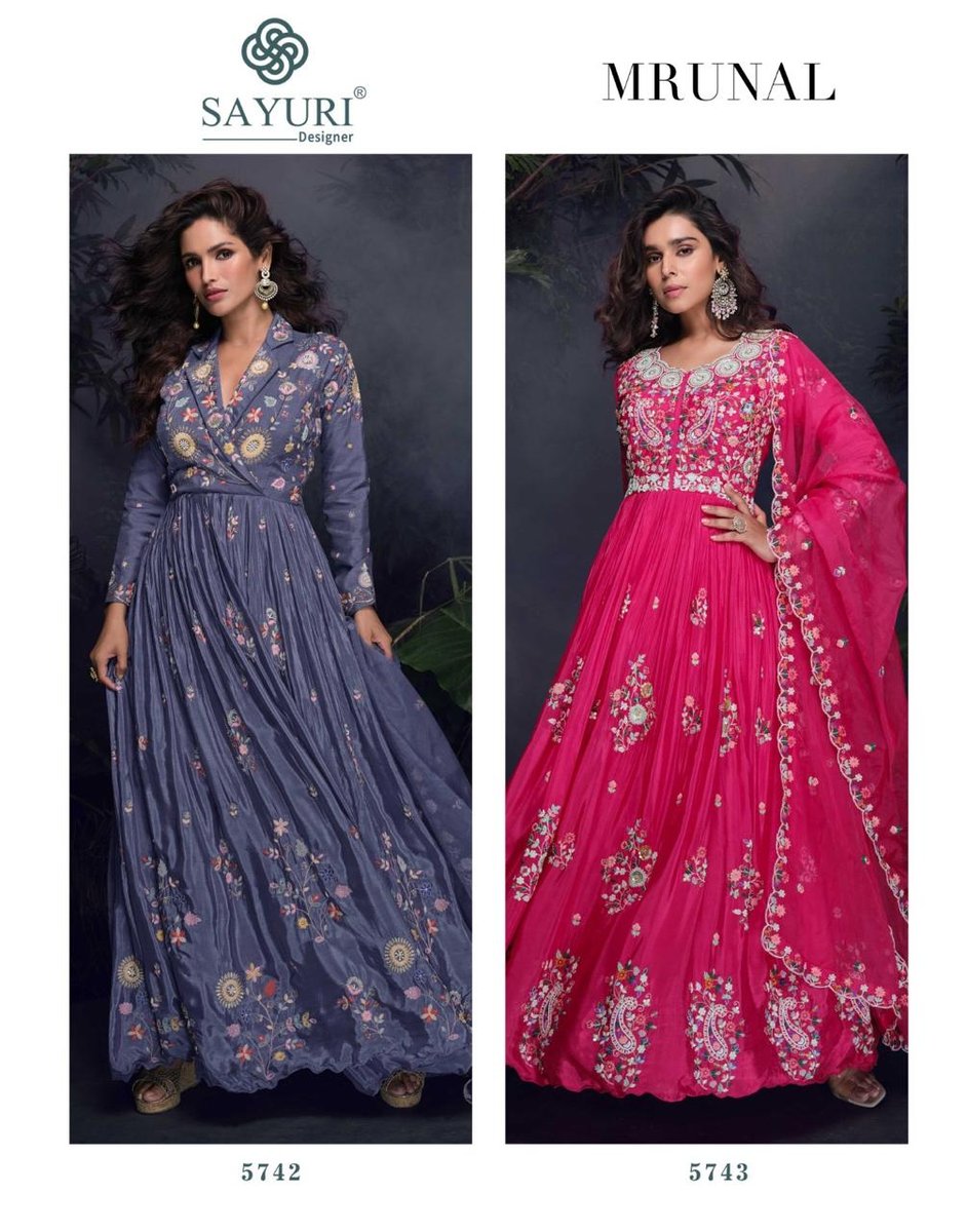 SAYURI DESIGNER MRUNAL 5742-5743 3