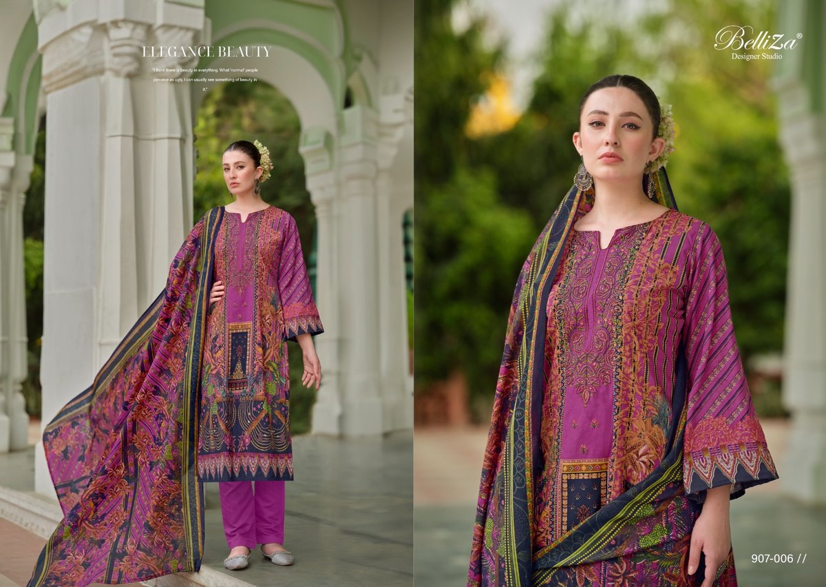 BELLIZA DESIGNER NAIRA VOL-47 907-001 TO 907-008 6