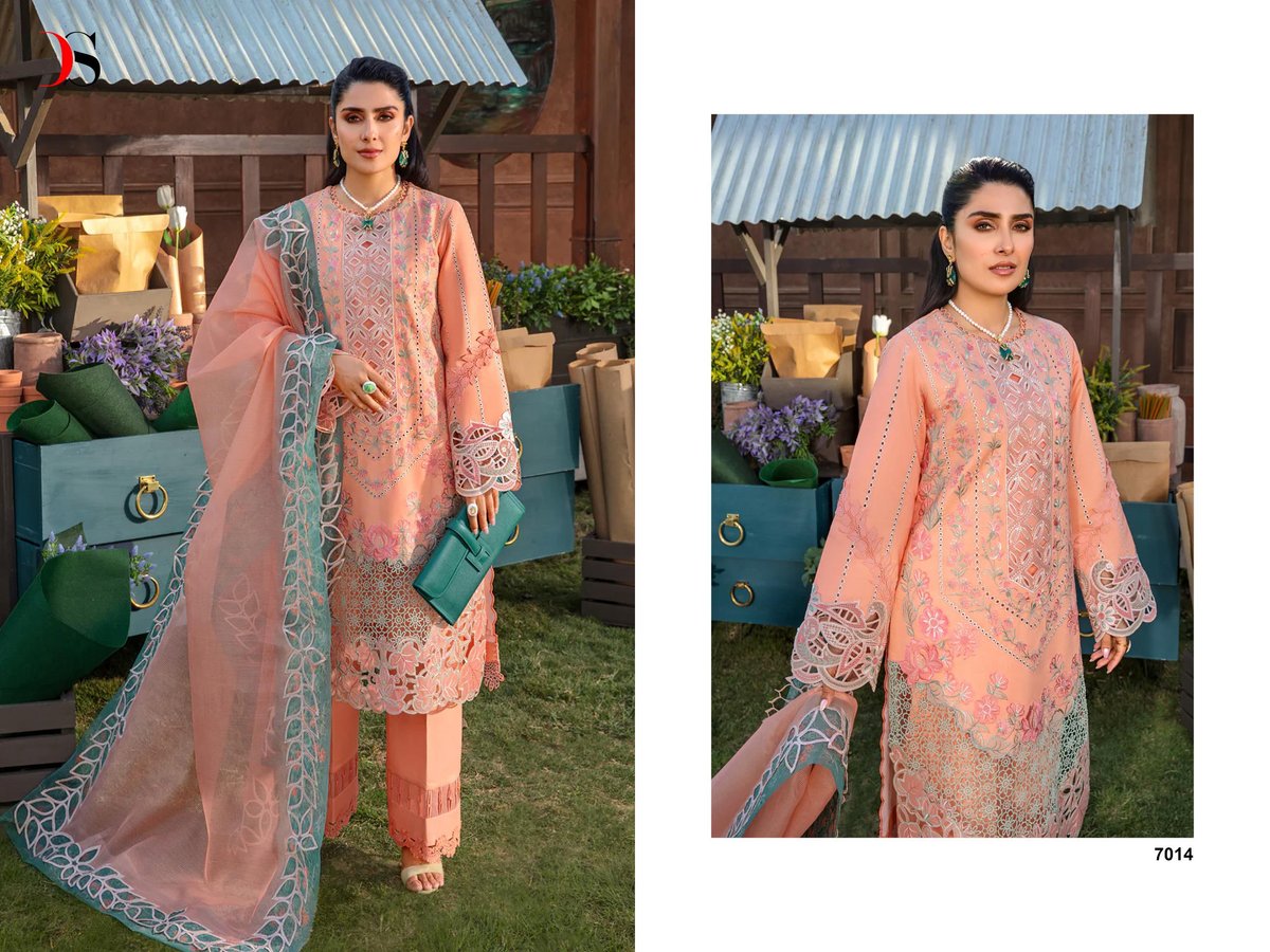 DEEPSY SUITS RANGRASIYA PREMIUM LAWN - 24-2 7011 TO 7016 4