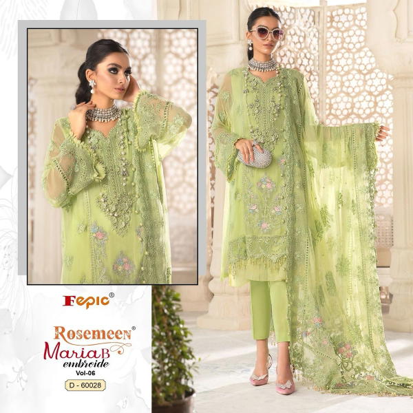 Fepic Rosemeen Maria B Embroide Vol-6 60028 Colors