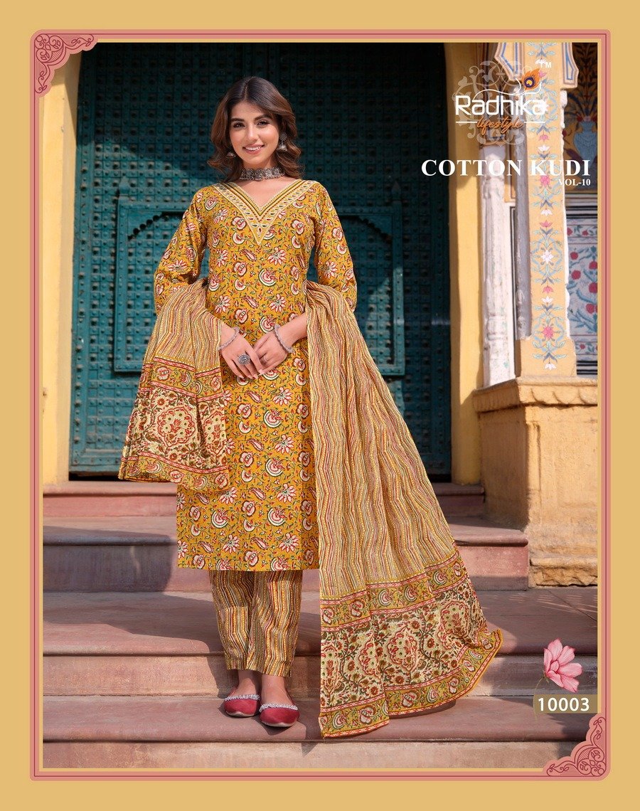 RADHIKA LIFESTYLE COTTON KUDI VOL-10 10001 TO 10008 3