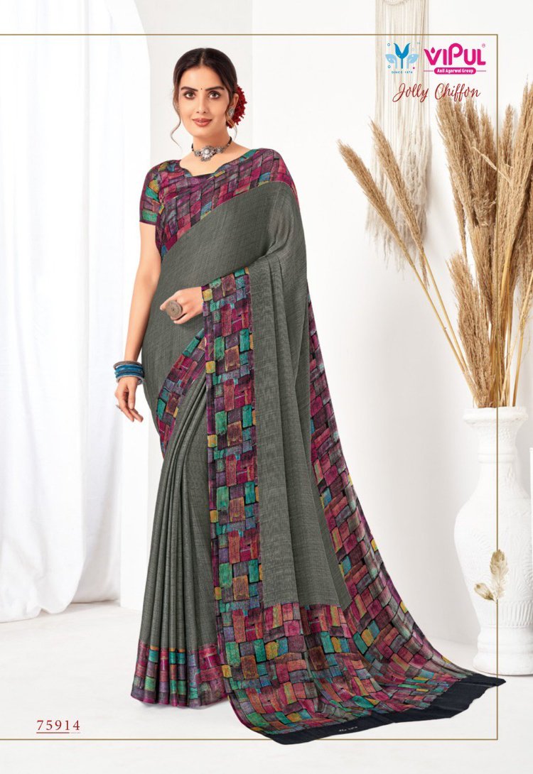 VIPUL JOLLY CHIFFON 75906 TO 75917 9
