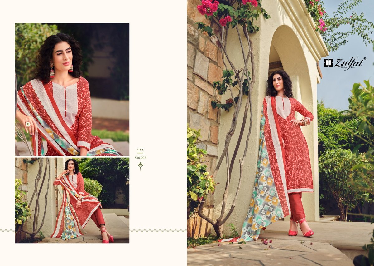 Zulfat Designer Isabella 510-001 to 510-008 Series 2