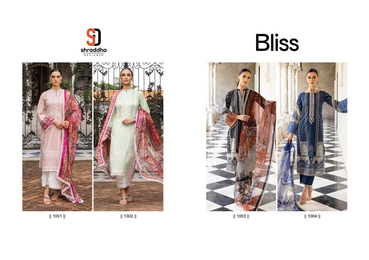 Shraddha Designer Bliss Vol-1 1001-1004 Series 5