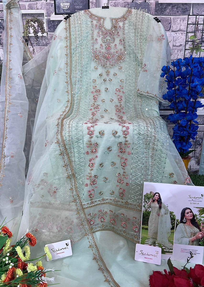 Serine Pakistani Suit S-191 Colors 2