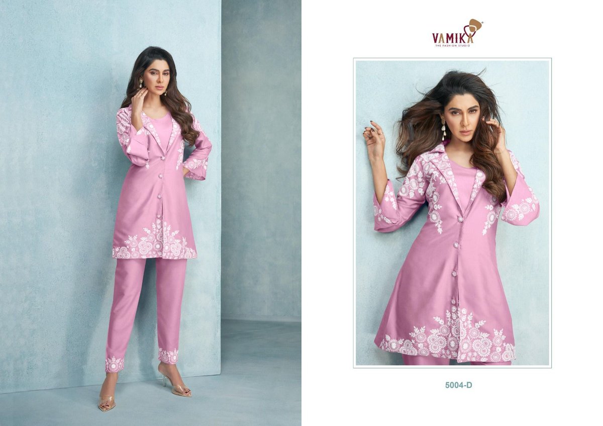Vamika Fashion Veera Silver 5004 Colors 4