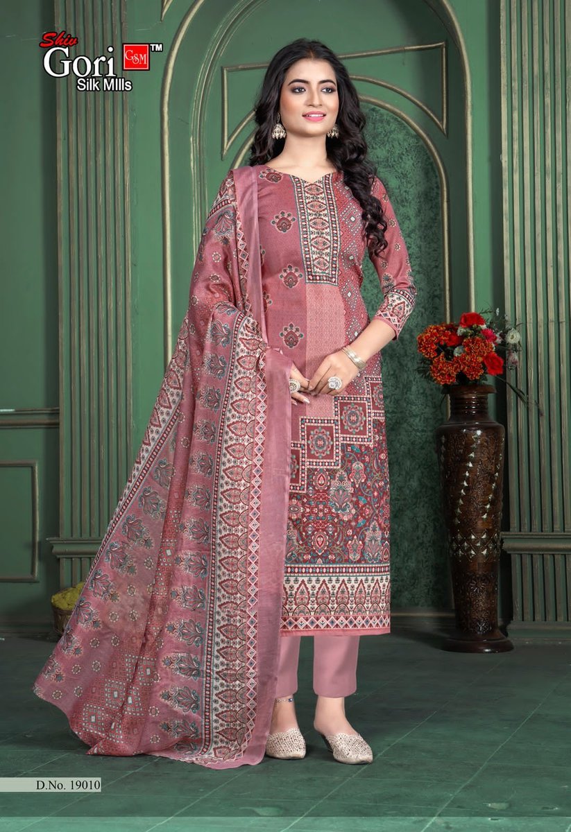 SHIV GORI SILK MILLS PAKIZA VOL-19 19001 TO 19012 10