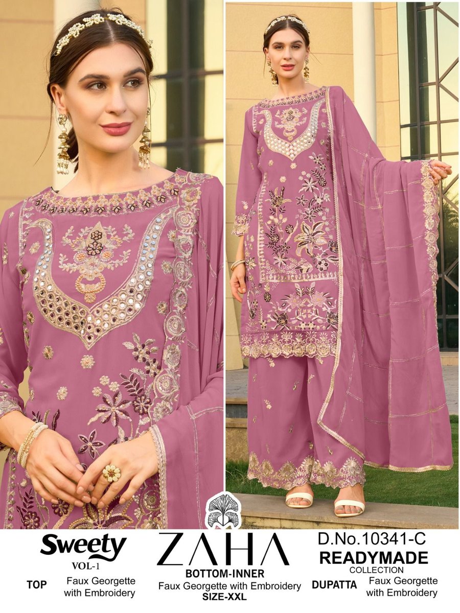 ZAHA SWEETY VOL-1 10341-A TO 10341-D 3
