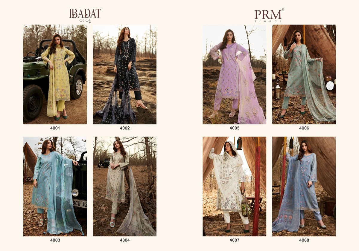 PRM TRENDZ IBADAT 4001 TO 4008 9