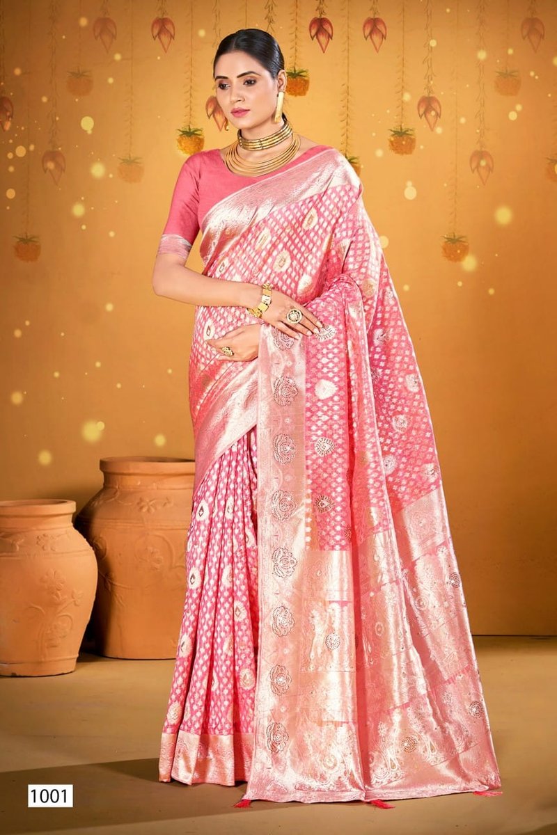 SAROJ SAREE SPARKLE SAROSKI-3 1001 TO 1006 1