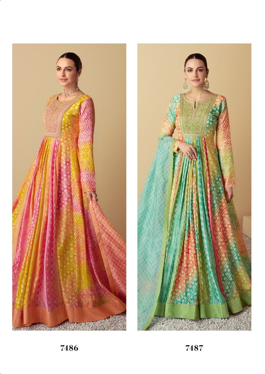 GULKAYRA DESIGNER VAARI 7486-7487 3