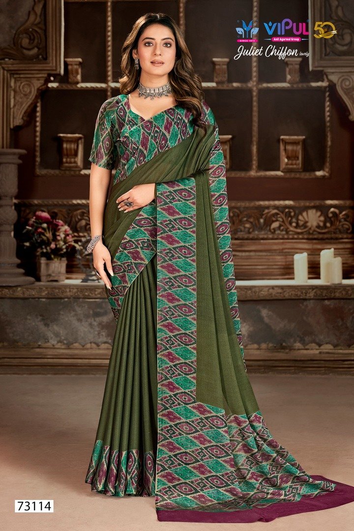 Vipul Fashion Juliete Chiffon Lovely 73107-73118 Series 8