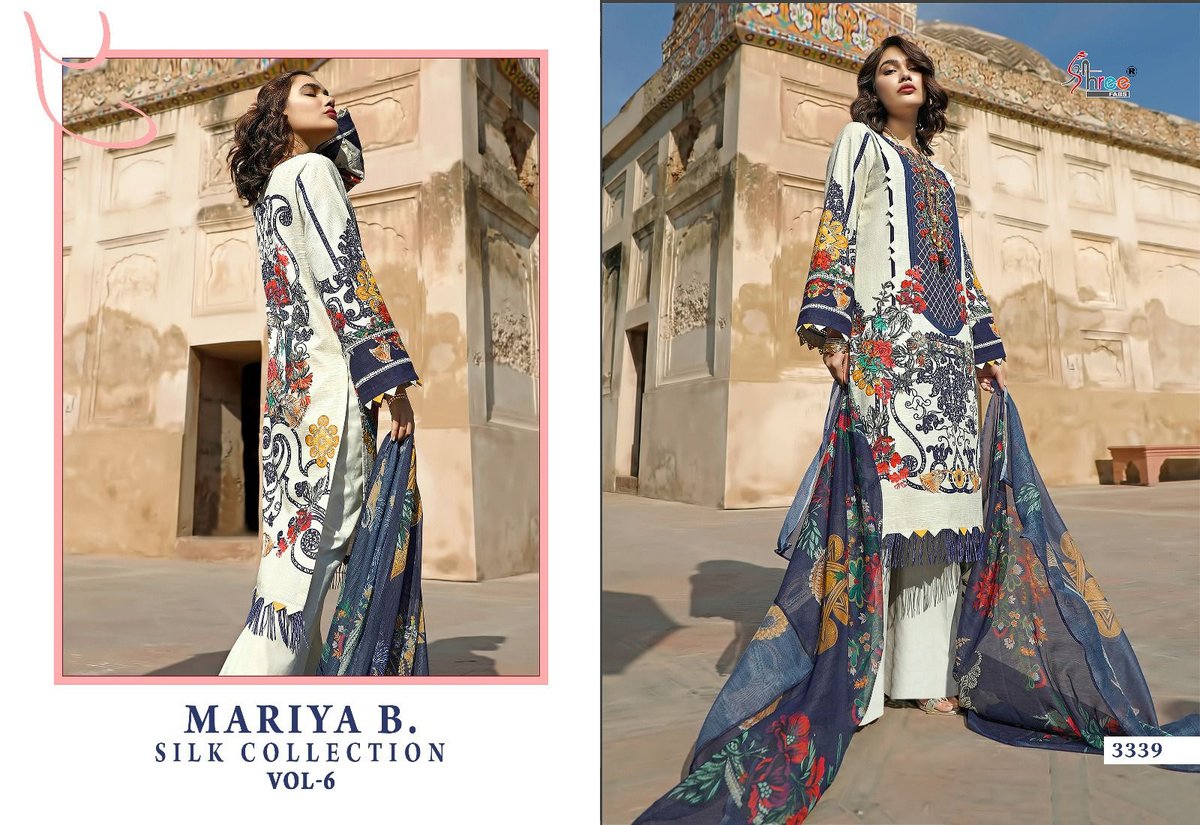 SHREE FAB MARIA B SILK COLLECTION VOL-06 3333 TO 3339 7