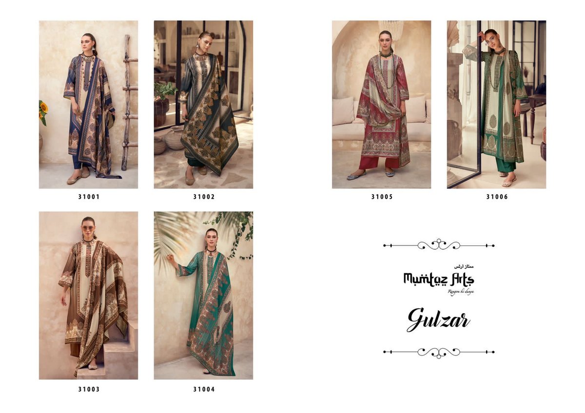 Mumtaz Arts Gulzar 31001-31006 Series 7