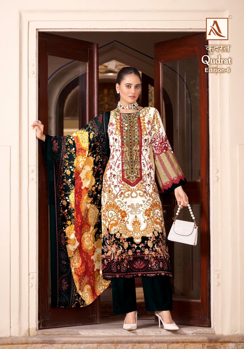 ALOK SUIT QUDRAT - 6 H-1571-001 TO H-1571-008 6