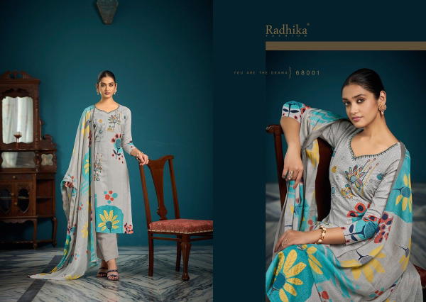 RADHIKA FASHION AZARA MEERA 68001 TO 68008