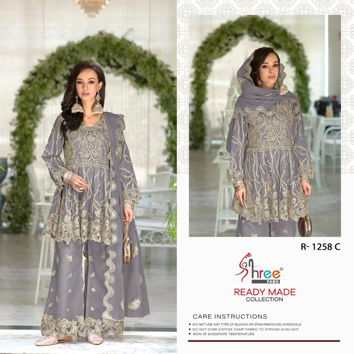 SHREE FAB READY MADE COLLECTION R-1258-A TO R-1258-D 3