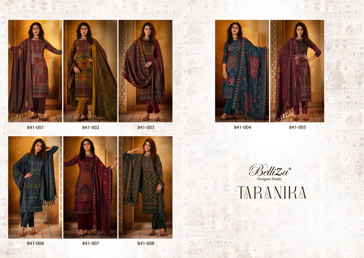 Belliza Designer Taranika 841-001 to 841-008 Series 9