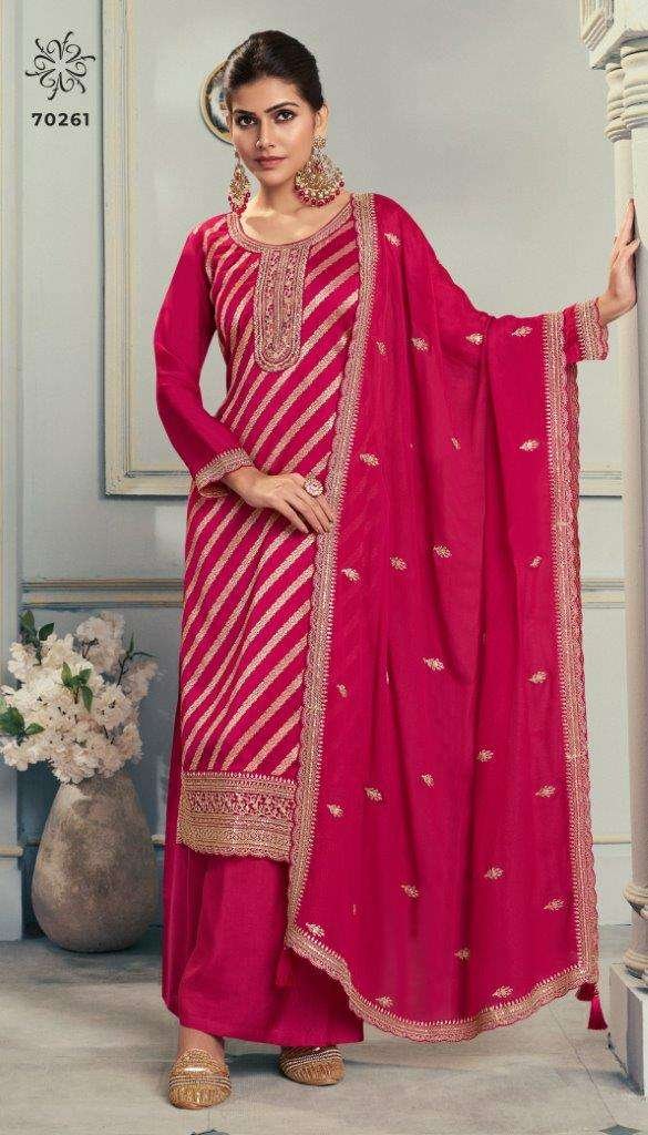 VINAY FASHION KULEESH SILKY VOL-03 70261 TO 70264 1