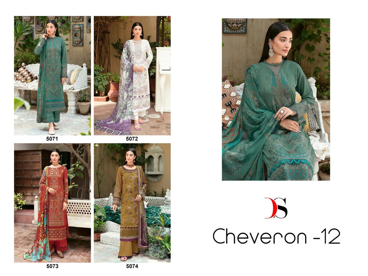 DEEPSY SUITS CHEVERON-12 5071 TO 5074 5