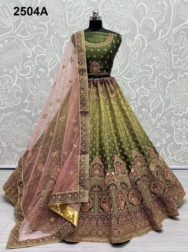 Anjani Art Heavy Lehenga 2504 Colors