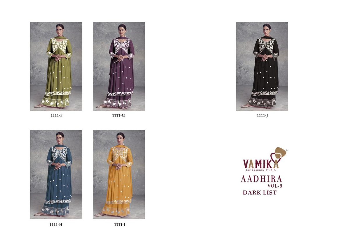 VAMIKA AADHIRA VOL-9 1111-F TO 1111-J 6