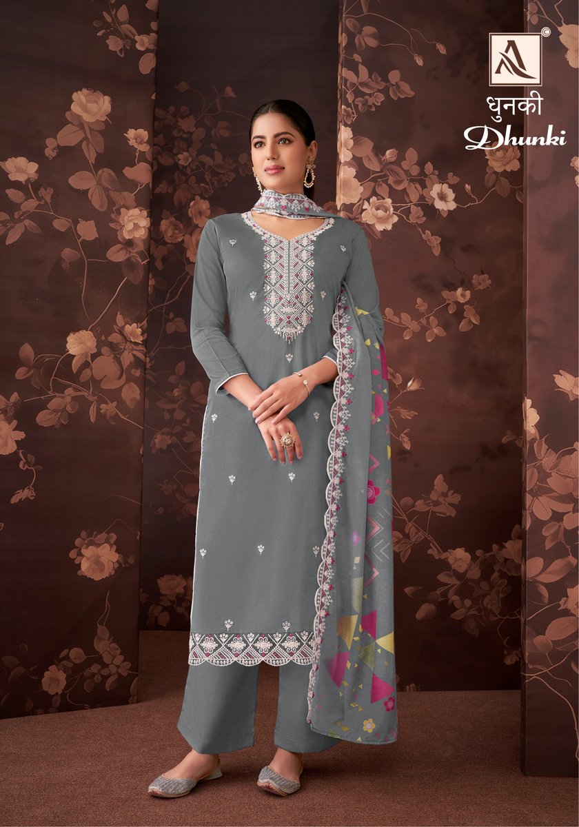 ALOK SUIT DHUNKI H-1513-001 TO H-1513-006 5