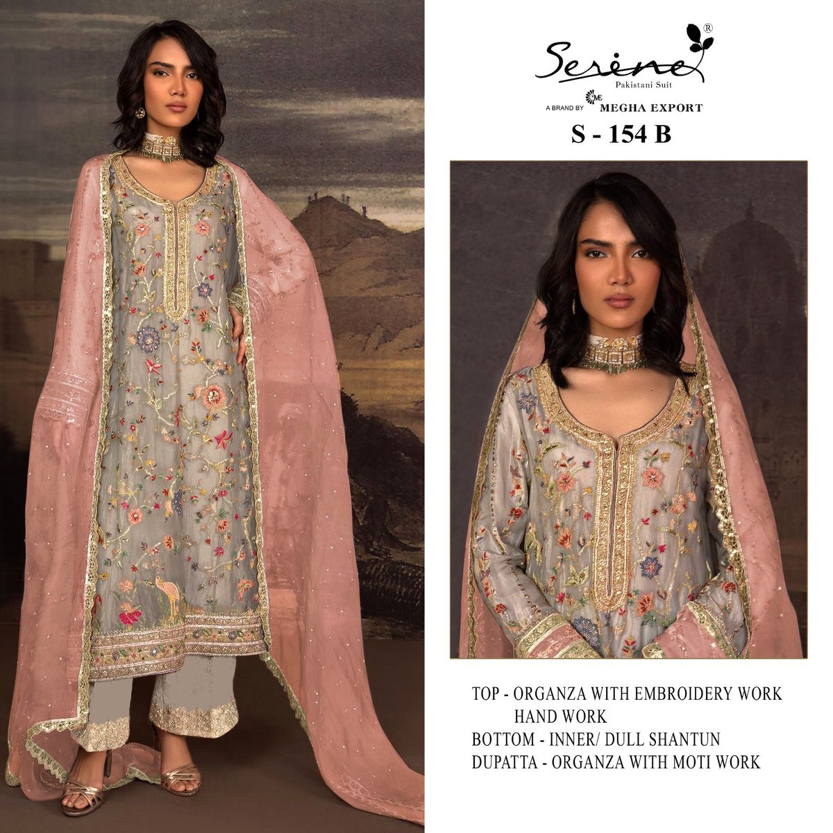 Serine Pakistani Suit 154 Colors 2