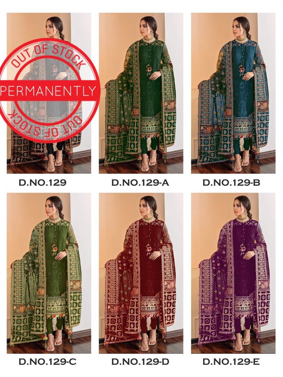 PAKISTANI DESIGNER SUIT KF-129-A TO KF-129-E 6