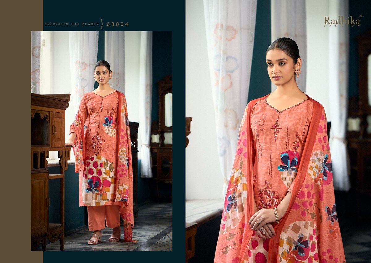 RADHIKA FASHION AZARA MEERA 68001 TO 68008 4