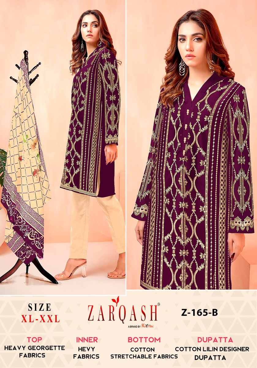 ZARQASH READYMADE COLLECTION Z-165-A TO Z-165-C 2