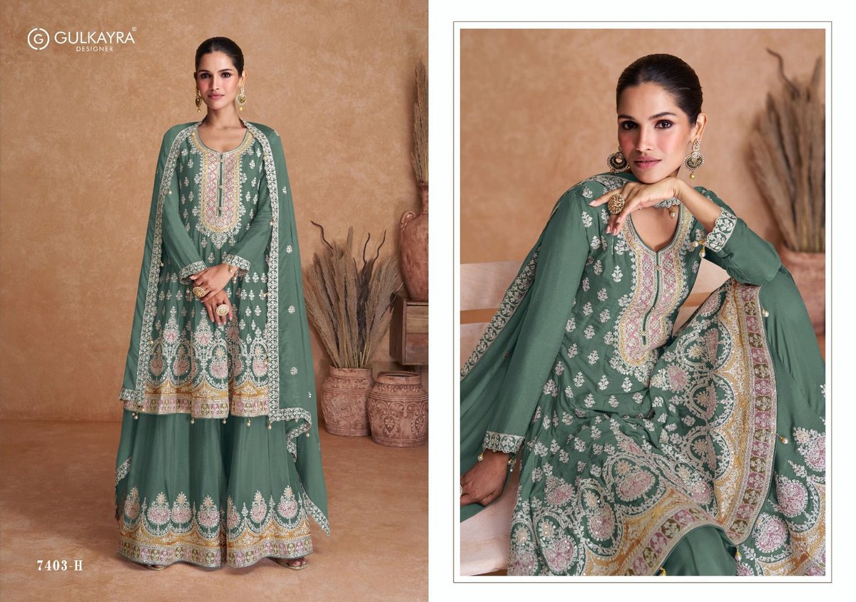 GULKAYRA DESIGNER RADHIKA 7403-G TO 7403-J 2