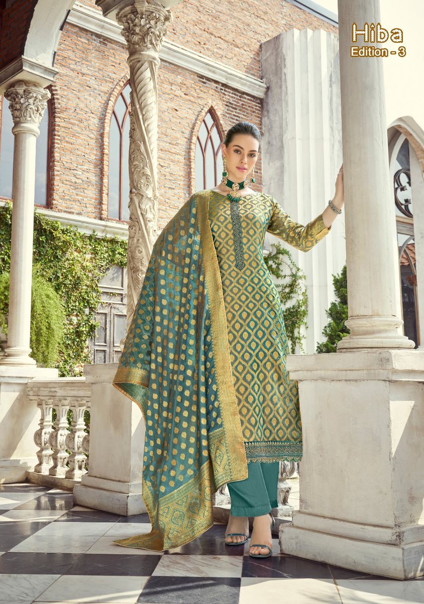 ALOK SUIT HIBA-3 H-1270-001 TO H-1270-006 5
