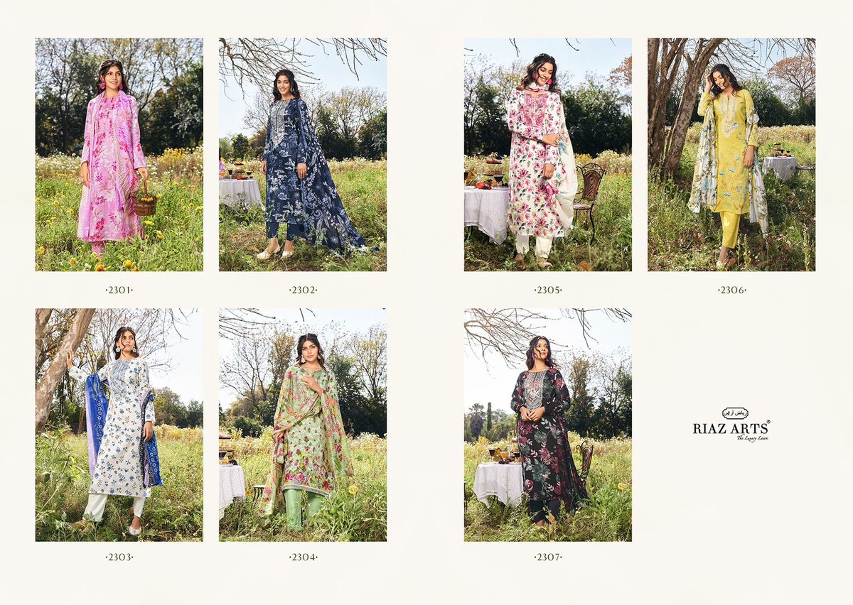 RIAZ ARTS KHWAAB 2301 TO 2307 8