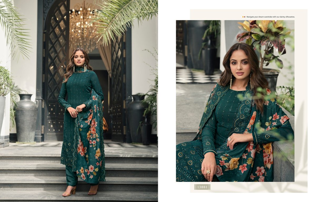 MEERA TRENDZ ZISA ELEGANT 3 13881 TO 13886 1