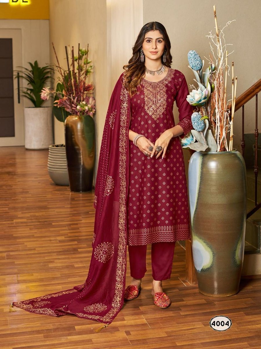 BLUE HILLS ROYAL TOUCH VOL-04 4001 TO 4008 4