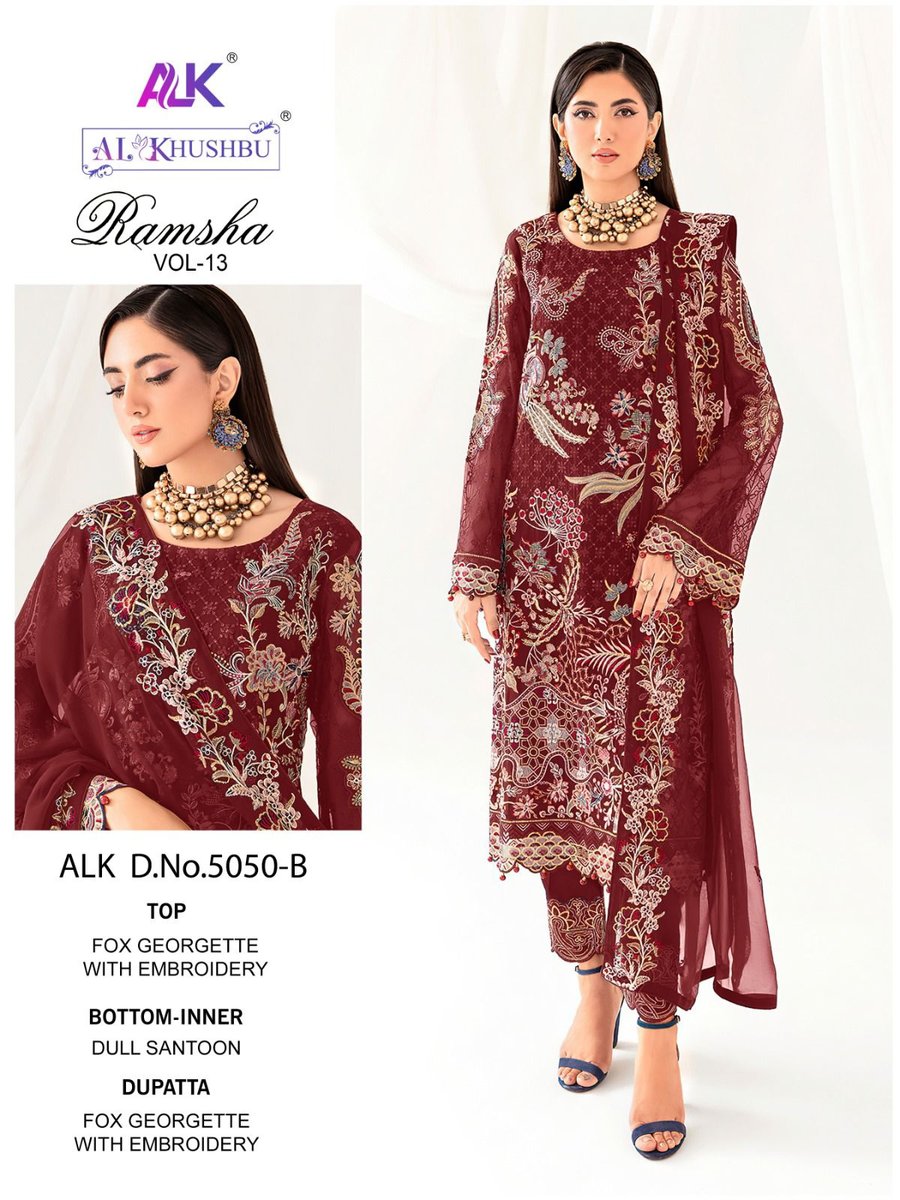 Zaha Ramsha Vol-13 4050 New Colors 3