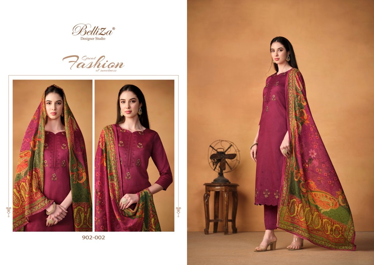 BELLIZA DESIGNER JASHN-E-ISHQ VOL-5 902-001 TO 902-006 2
