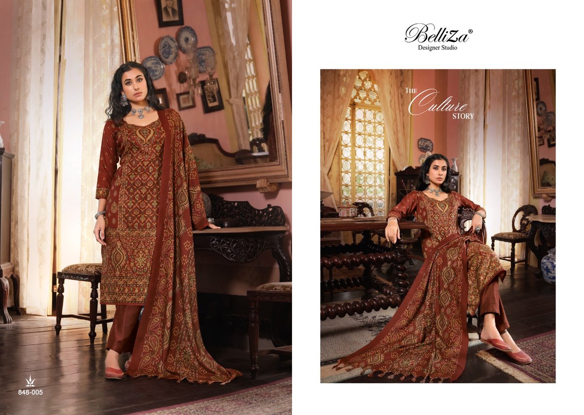 Belliza Designer Cashmera Kaani 848-001 to 848-007 Series 5