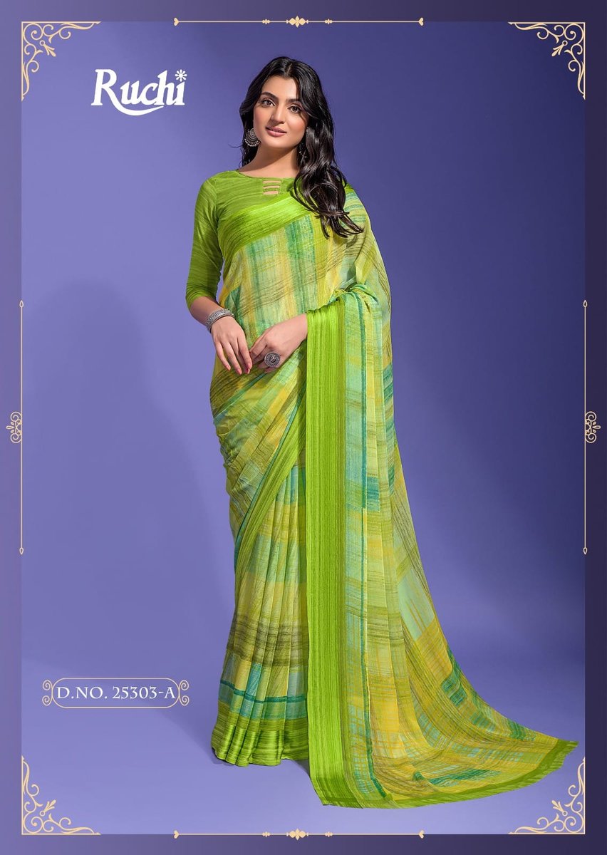 RUCHI CHERRY 25301 A & D TO 25303 A & D 9