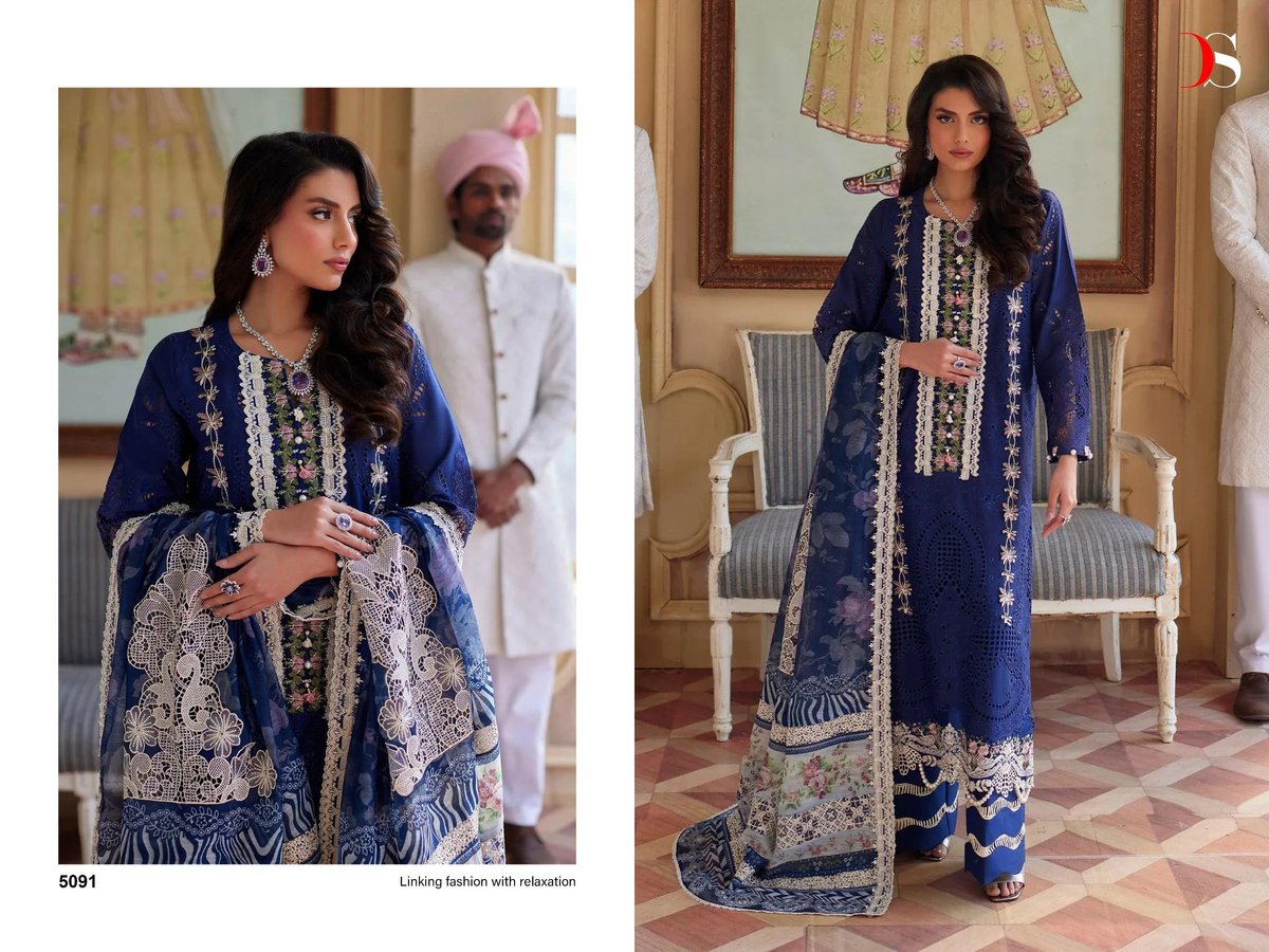 DEEPSY SUITS MARIA.B EMBROIDERED LAWN - 24 5091 TO 5096 1