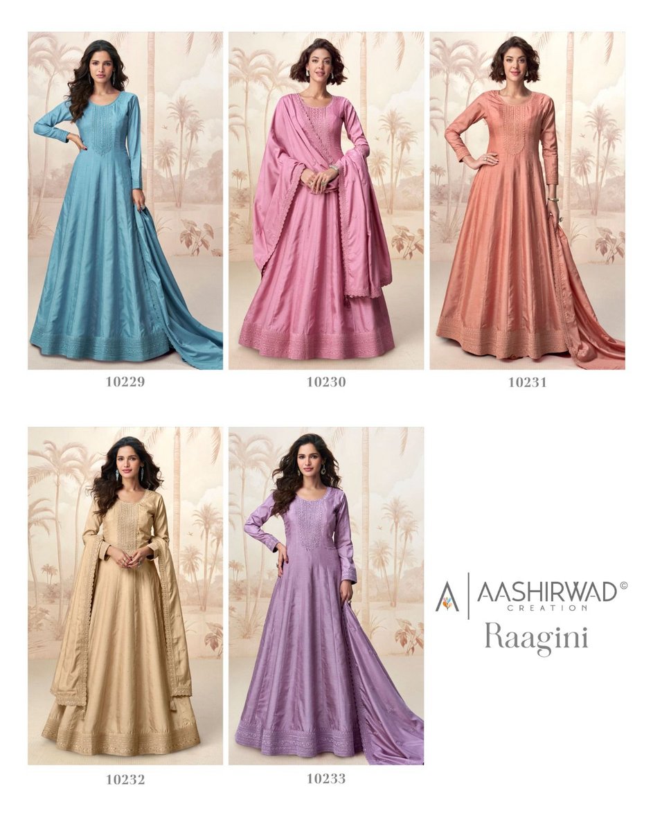 AASHIRWAD CREATION RAAGINI 10229 TO 10233 6