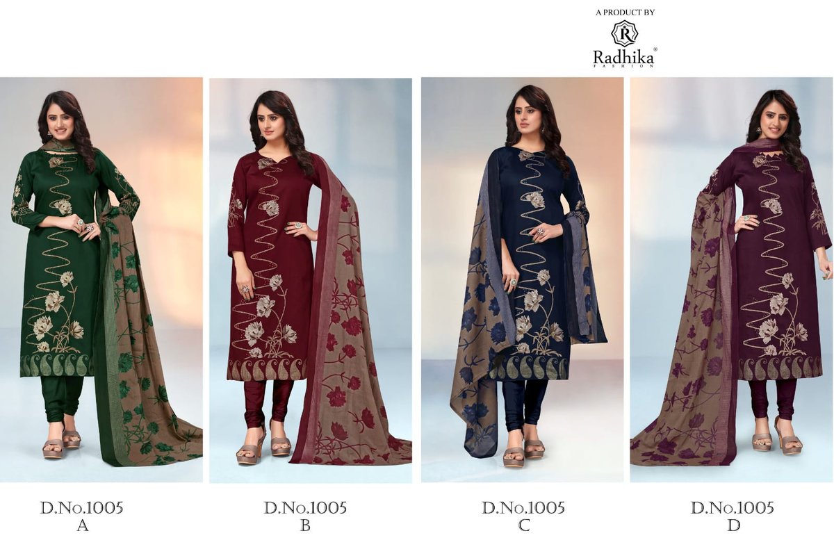 RADHIKA FASHION AZARA JIVIKA 1005-A TO 1005-D 5