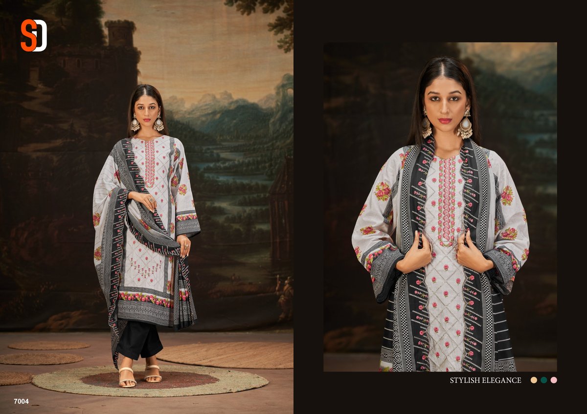 SHARADDHA DESIGNER BIN SAEED VOL-7 7001 TO 7008 4