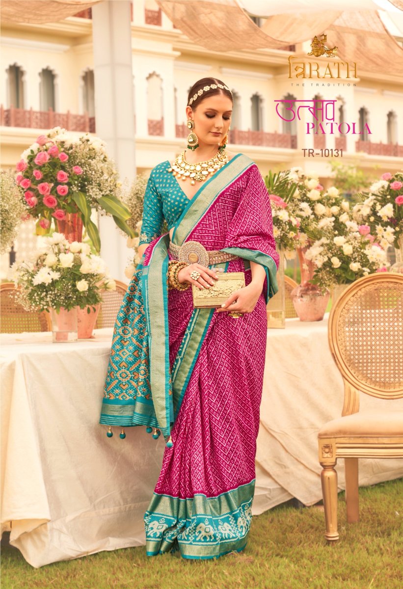 Trirath Utsav Patola 10124-10132 Series 8