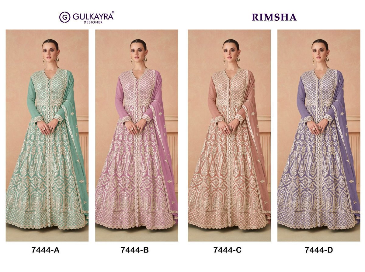 GULKAYRA DESIGNER RIMSHA 7449-A TO 7449-D 5