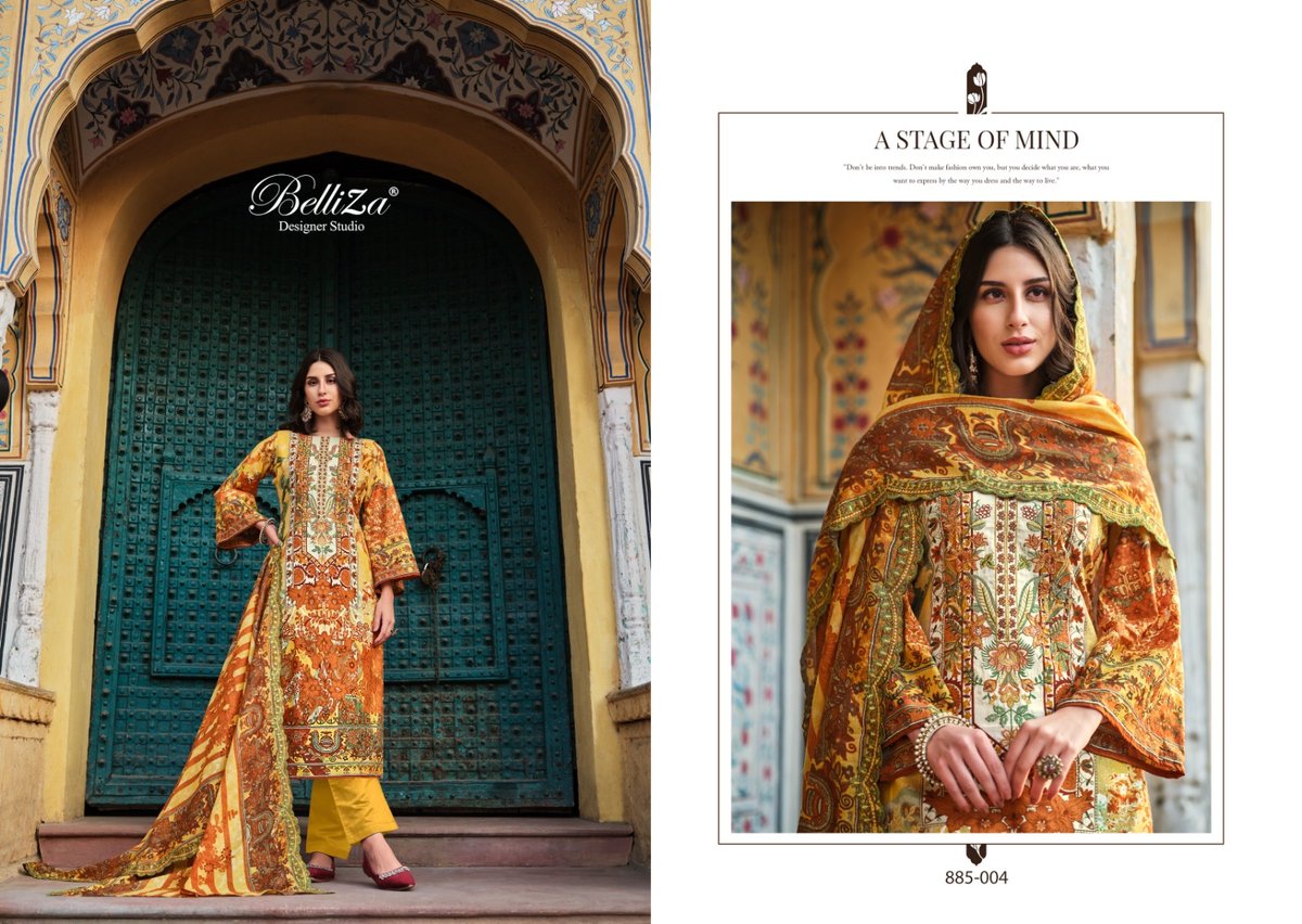 BELLIZA DESIGNER GUZARISH VOL-4 885-001 TO 885-008 4