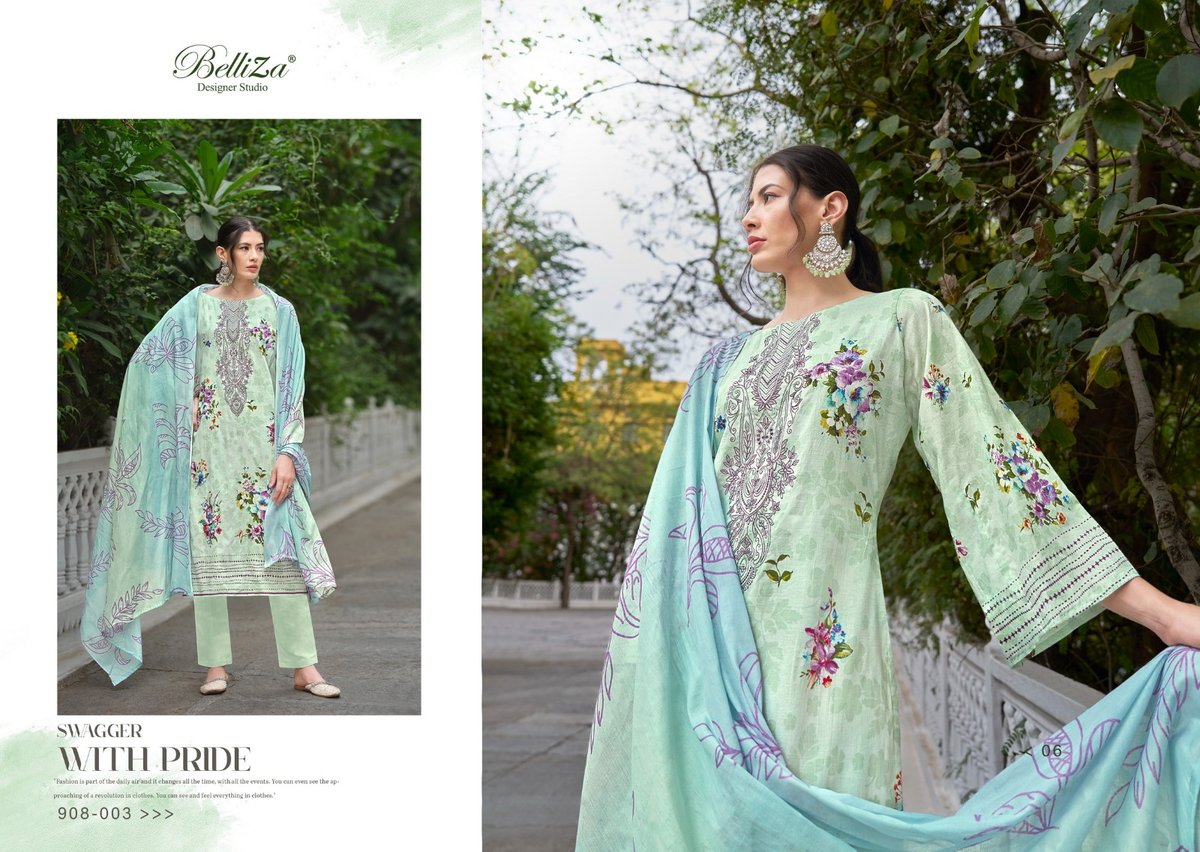 BELLIZA DESIGNER NAIRA VOL-48 908-001 TO 908-008 3