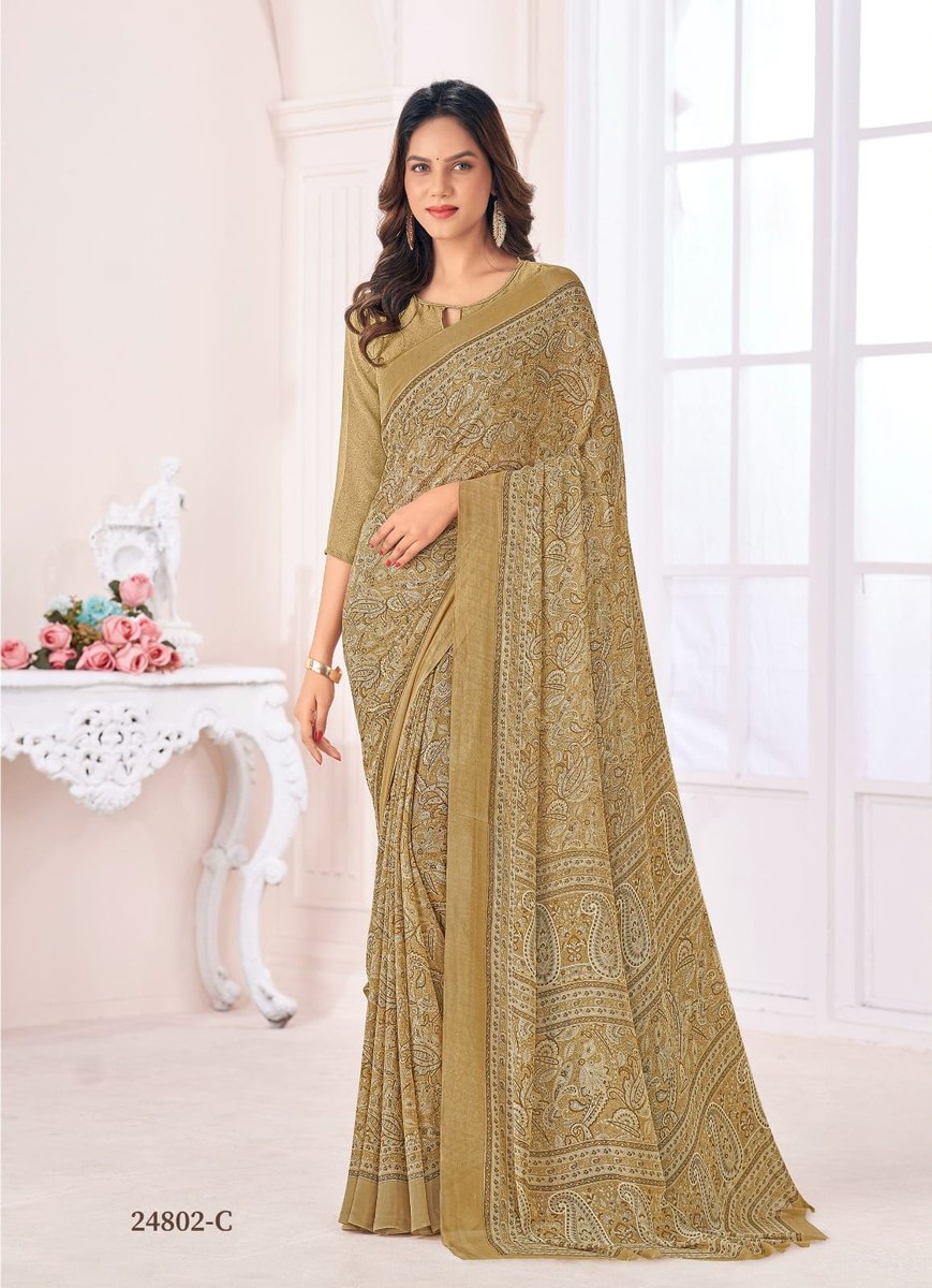 RUCHI RAGAA GEORGETTE VOL-6 24801-A TO 24803-D 7