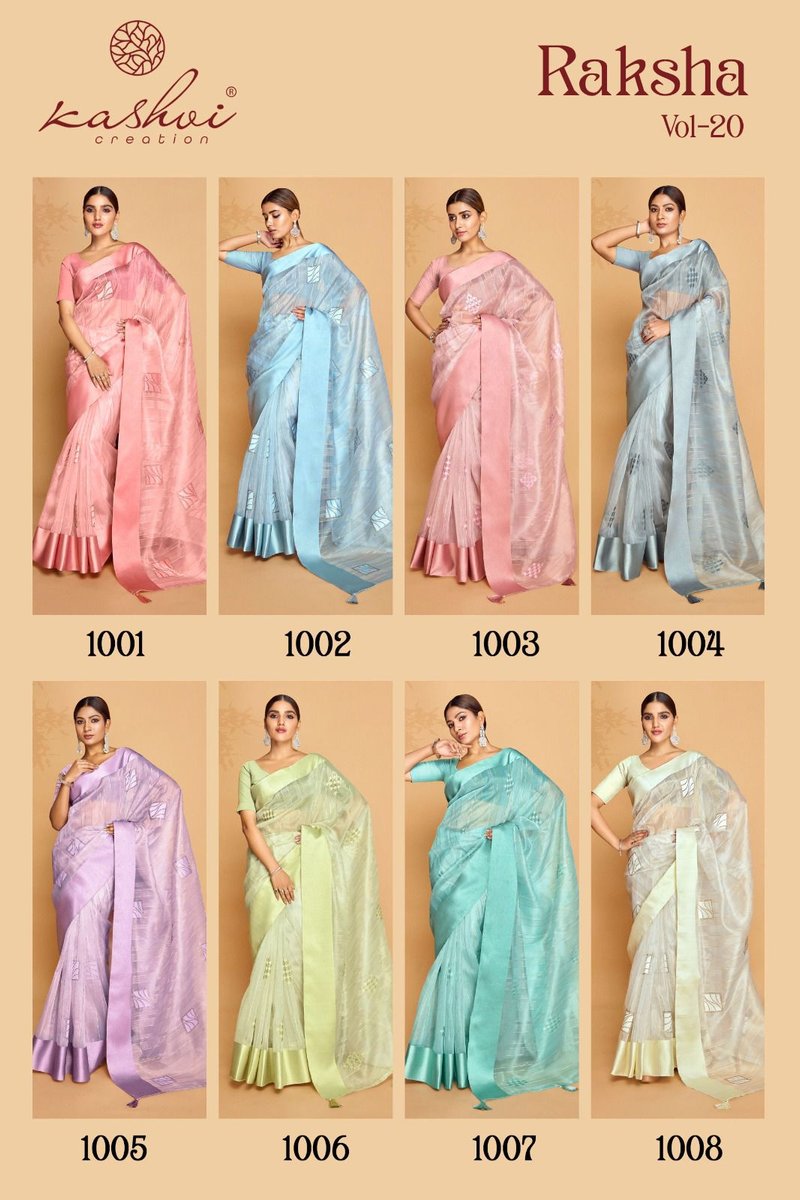 KASHVI CREATION RAKSHA VOL-20 1001 TO 1008 9